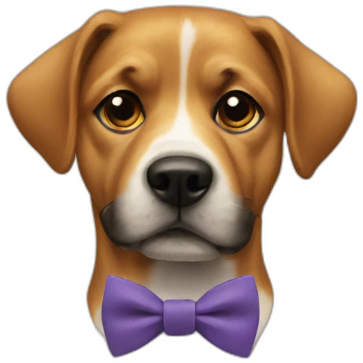 dog-bowtie emoji