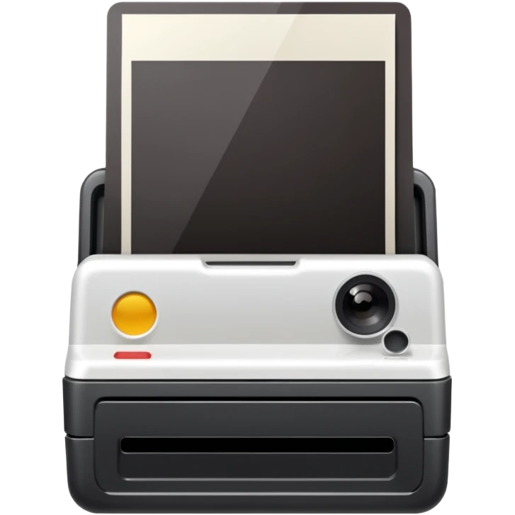 blank polaroid photo, simple, clear, no text emoji