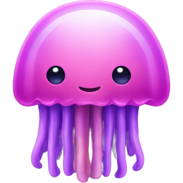 pink and purple jellyfish  emoji