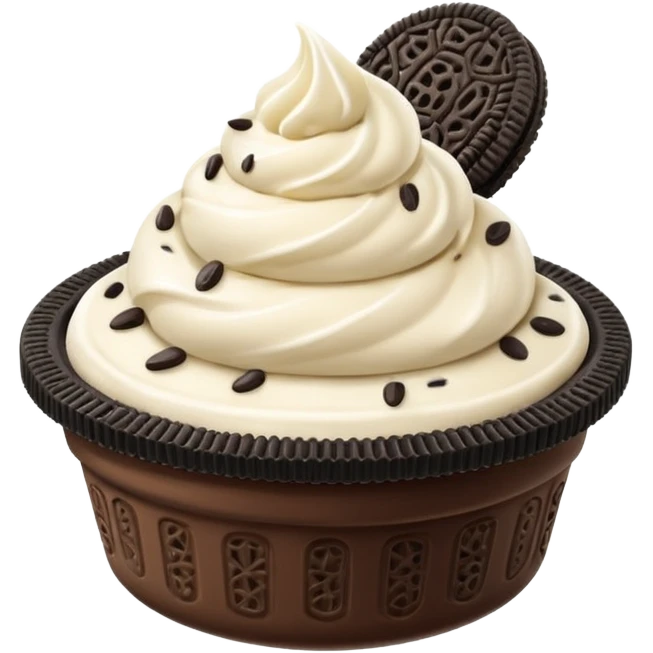 oreo ice cream emoji