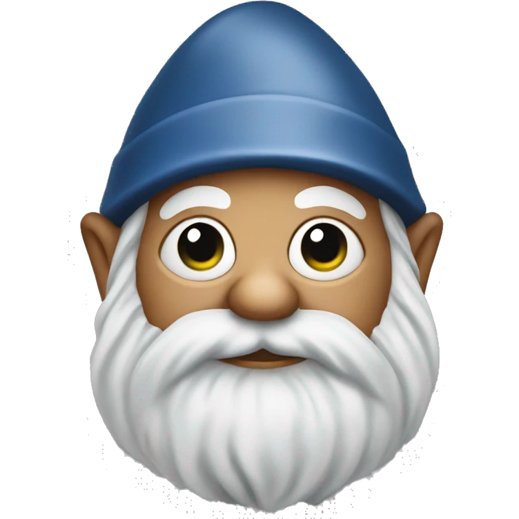 Garden gnome with x over eyes emoji
