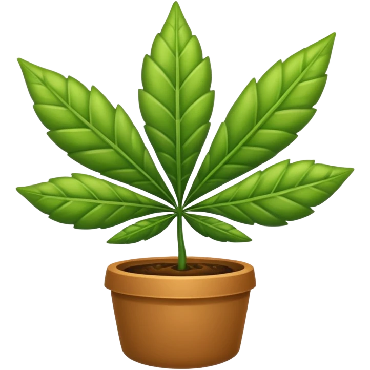 dancing pot leaf emoji