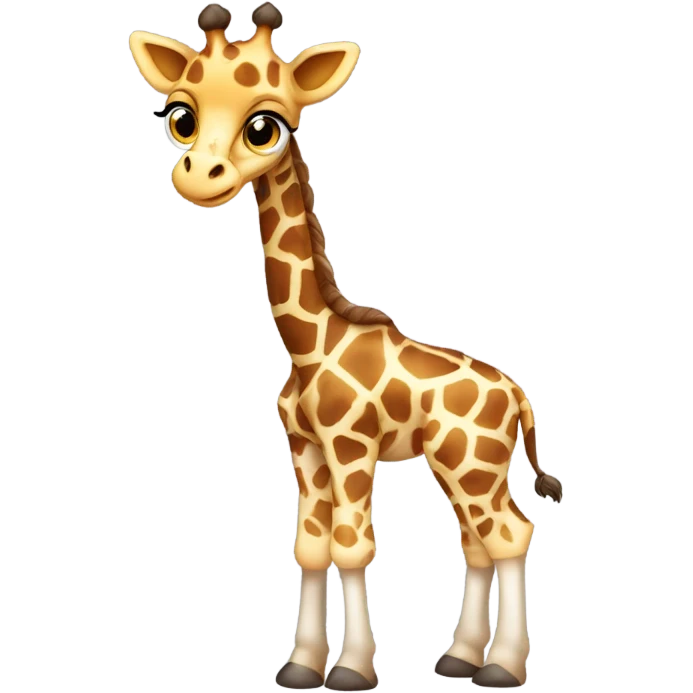 Baby giraffe emoji