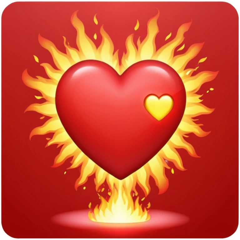heart with K-pop stage pyrotechnics emoji