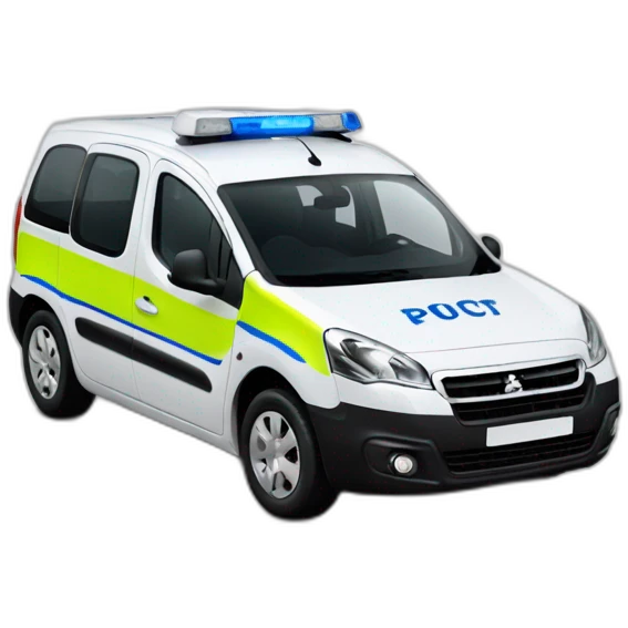 Peugeot-partner police emoji