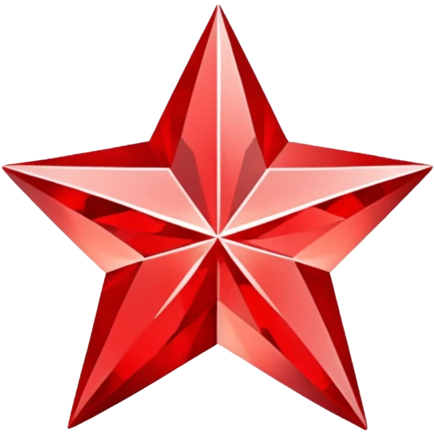 red diamont star  emoji