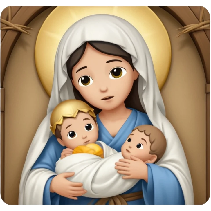 Pessebre Nadal nen jesús emoji