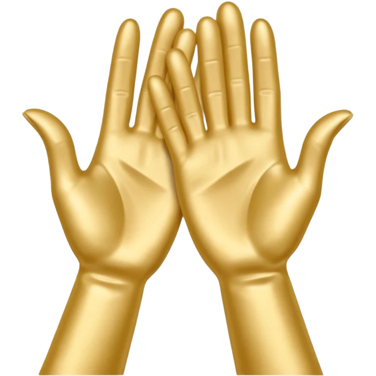 hand clapping with very long fingers like nicole kidmans hands clapping at the 2017 oscars emoji