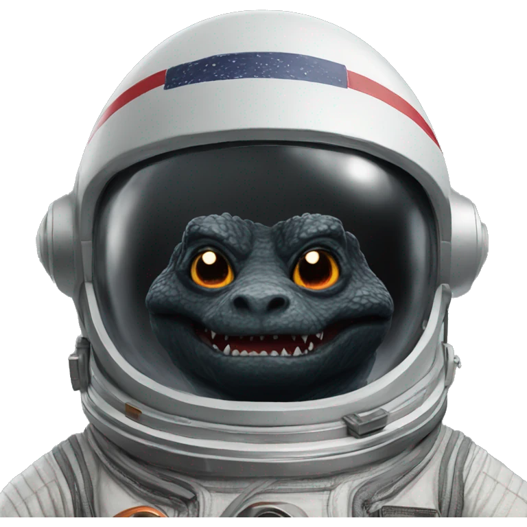 Godzilla astronaut  emoji