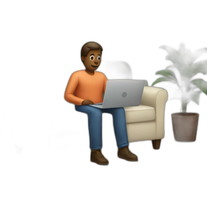 working-from-sofa emoji