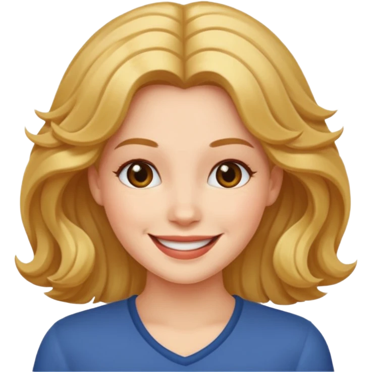 Woman with Karen hair emoji