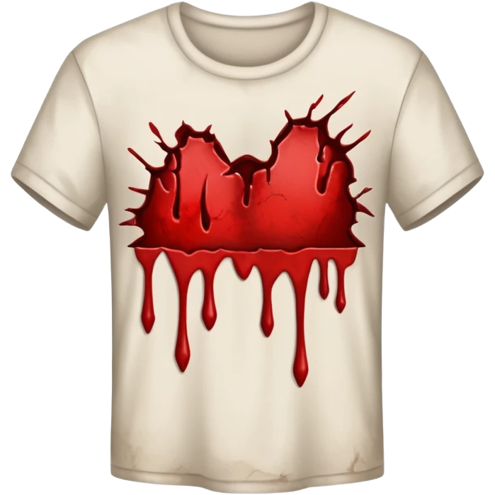 Clothes with blood stains  emoji