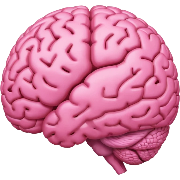 pink brain emoji