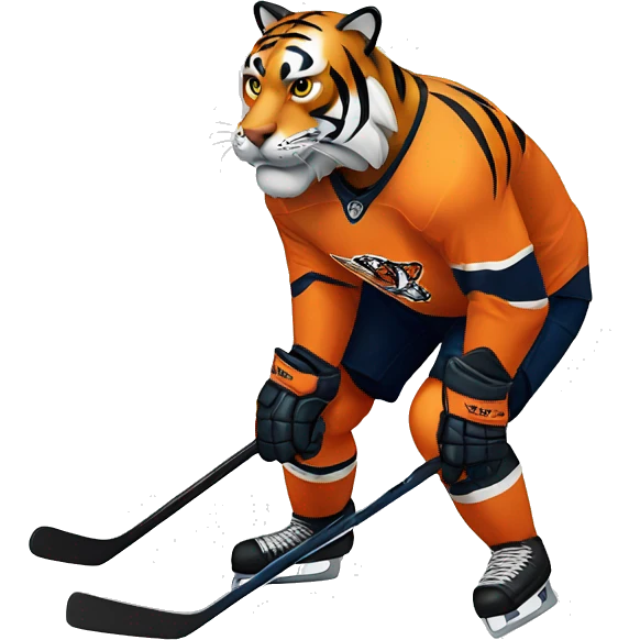 Hockey tiger emoji