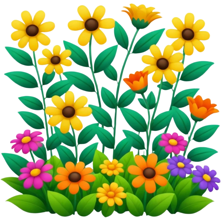 crea un emoji de un jardín emoji