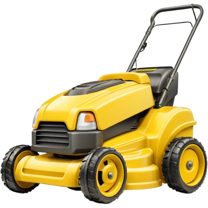 fun lawn mower emojy 2d emoji