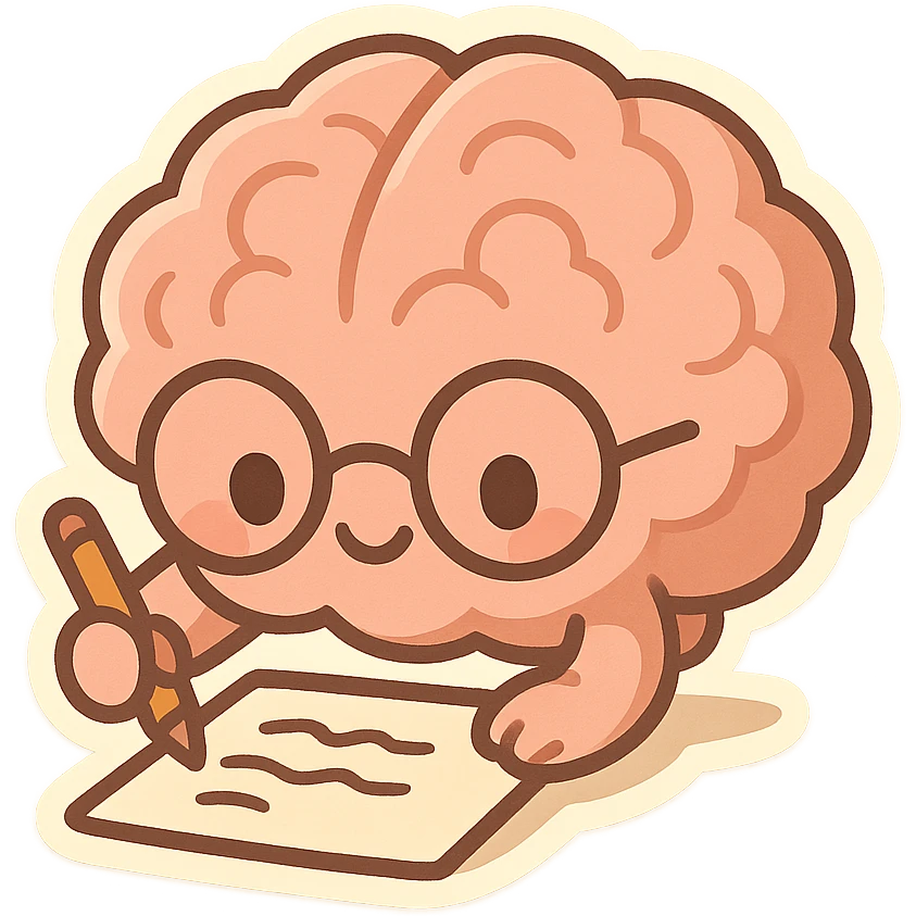 Brainwrote without text emoji