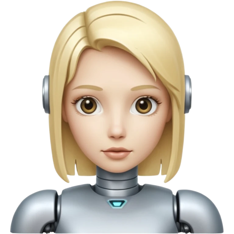 blonde robot emoji