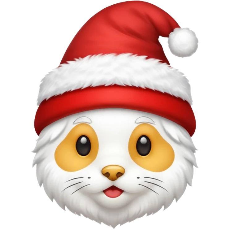 christmas hat for a website log emoji