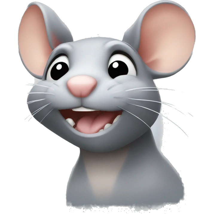 rat smiling really hard emoji