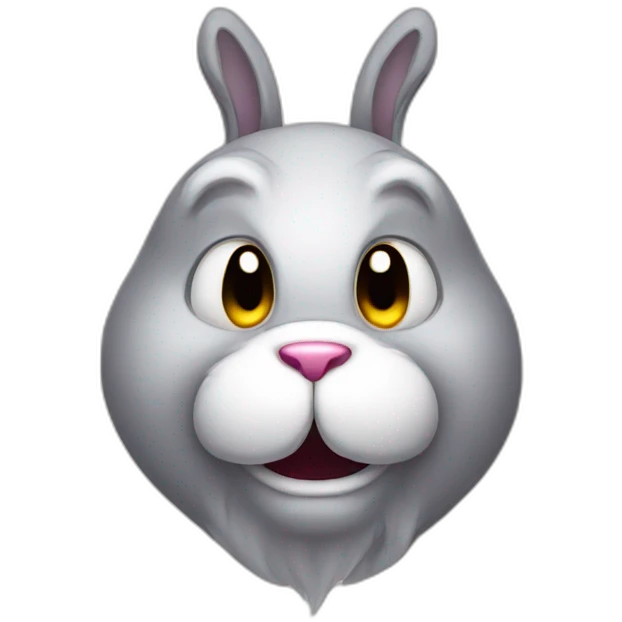 Evil rabbit emoji