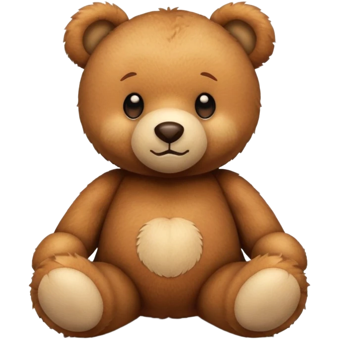 brown teddy bear emoji