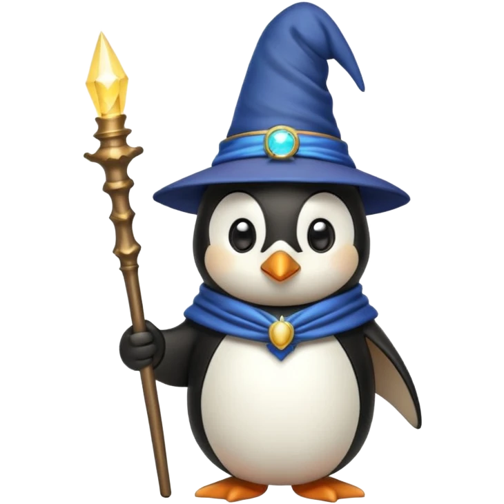 penguin wizard emoji
