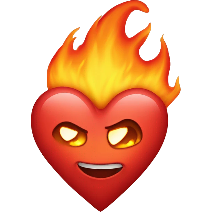 heart on fire emoji