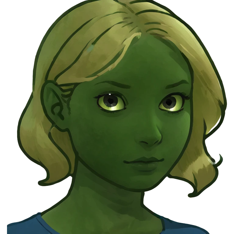 blonde hair girl blue eyes wearing green playing tennis emoji