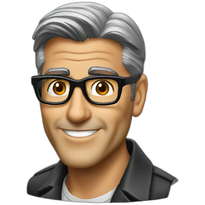 George Clooney glasses emoji