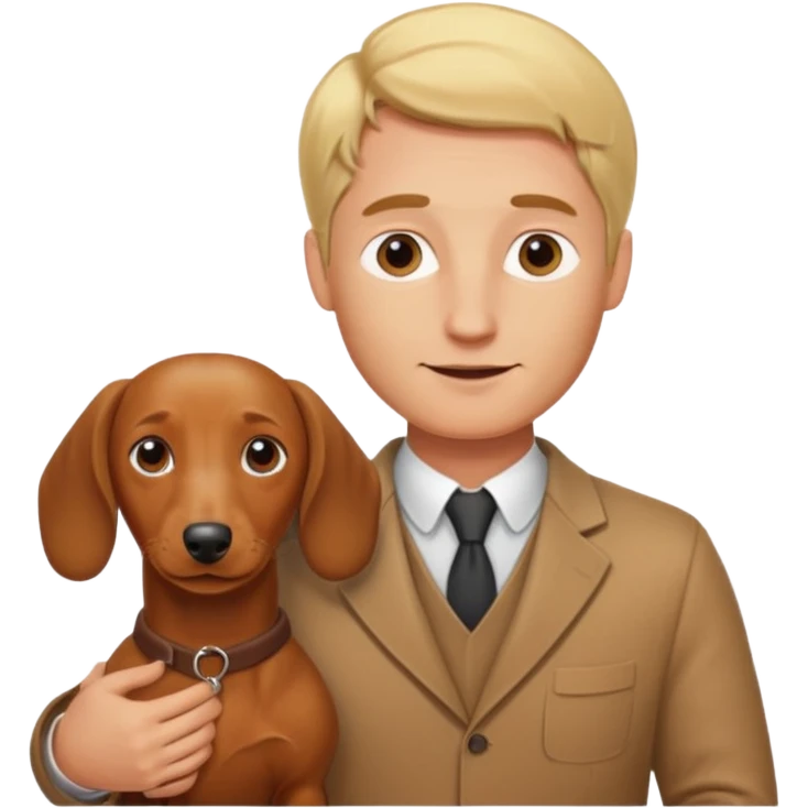 Frebreeze blonde guy dauchaunds emoji