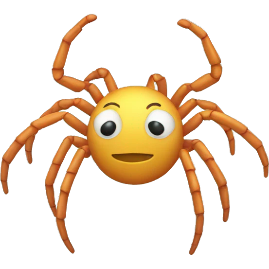 cute 3d spider emoji