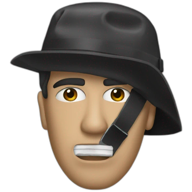 Freeze corleone with a ski mask emoji