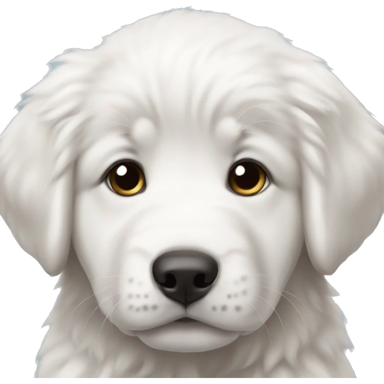 Great Pyrenees puppy emoji