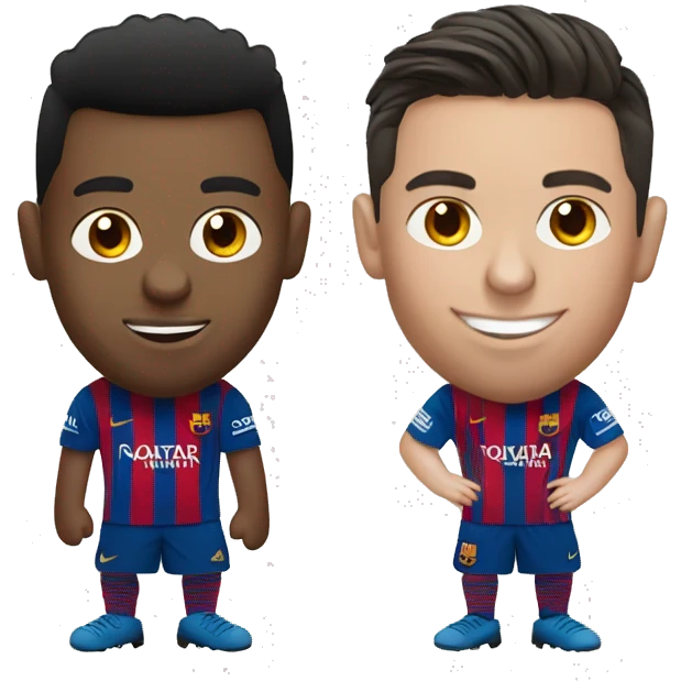 ronaldo+messi emoji