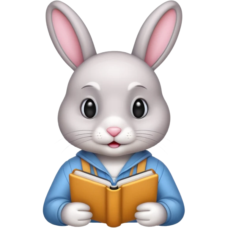 student bunny emoji