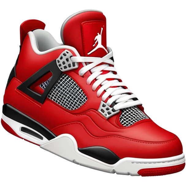 Red Jordan 4  emoji