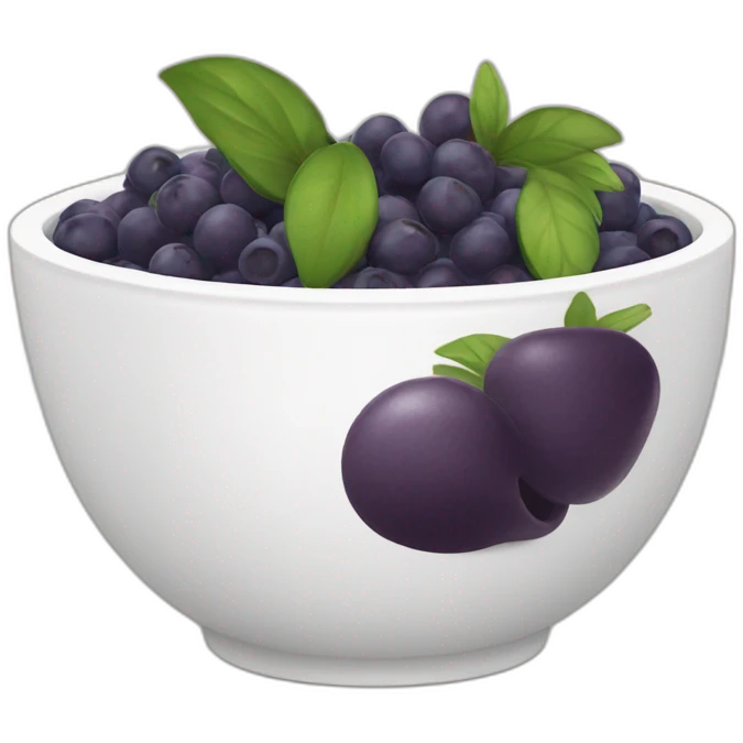 Açaí bowl emoji