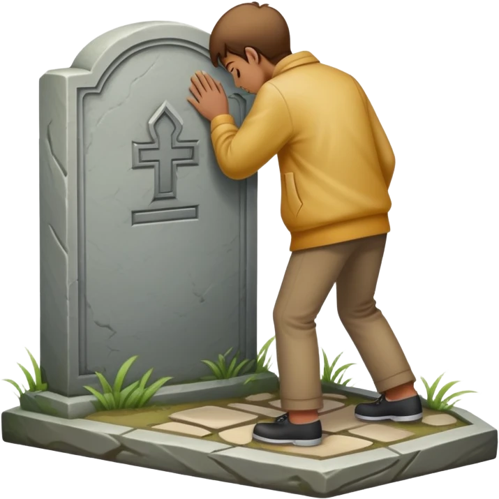 Pissing on grave  emoji