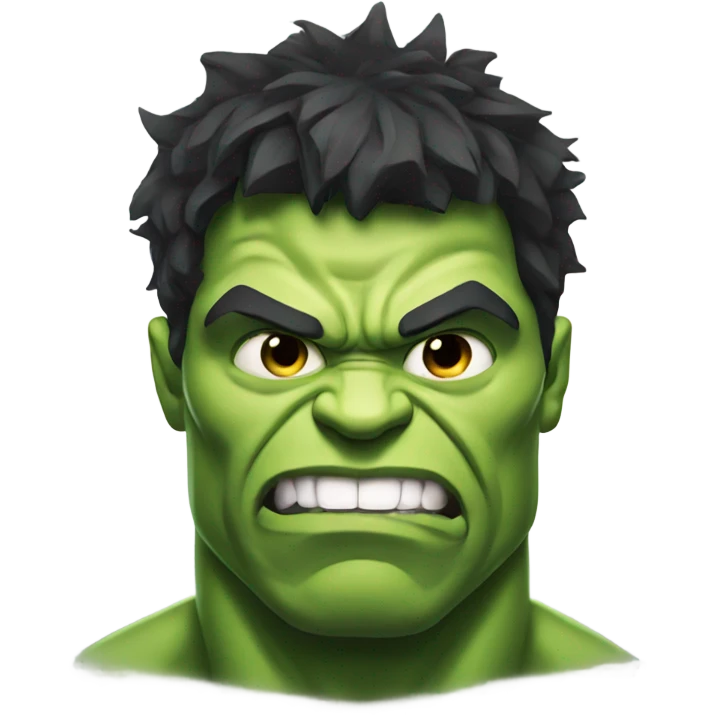 Hulk but big emoji