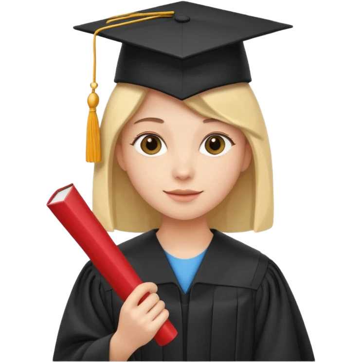 hat and degree emoji
