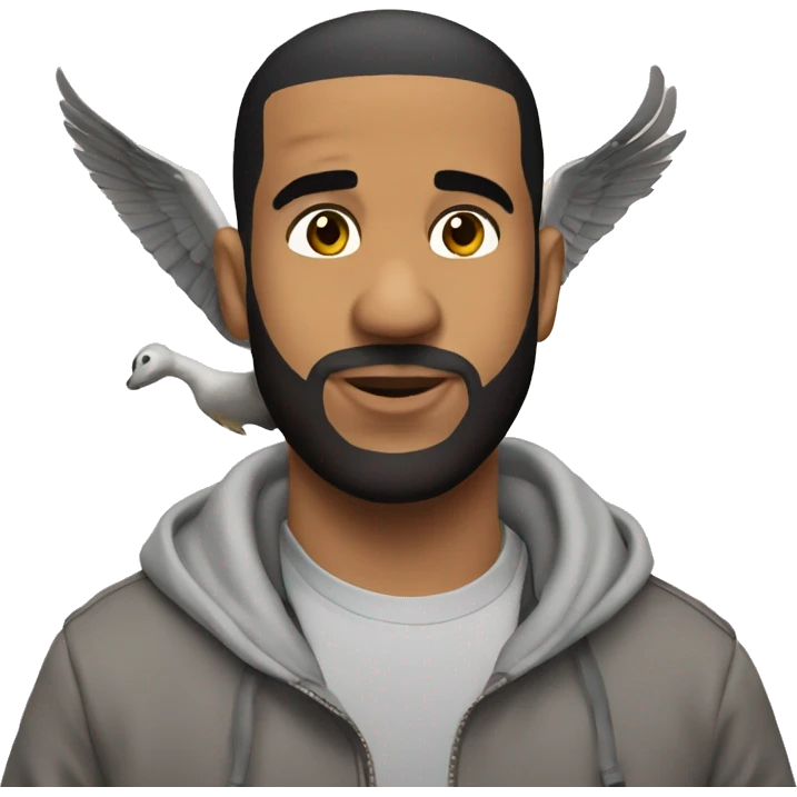 Drake flying emoji