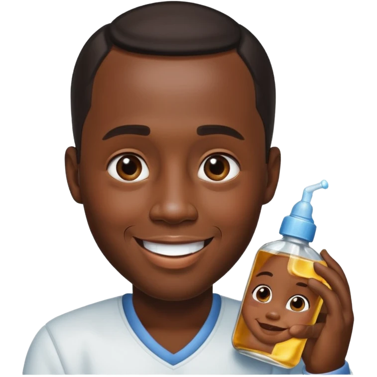 Make an emoji of Diddy with baby oil emoji