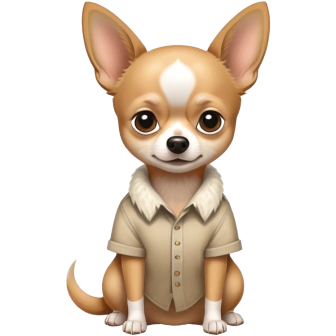 Chihuahua with Shirt emoji
