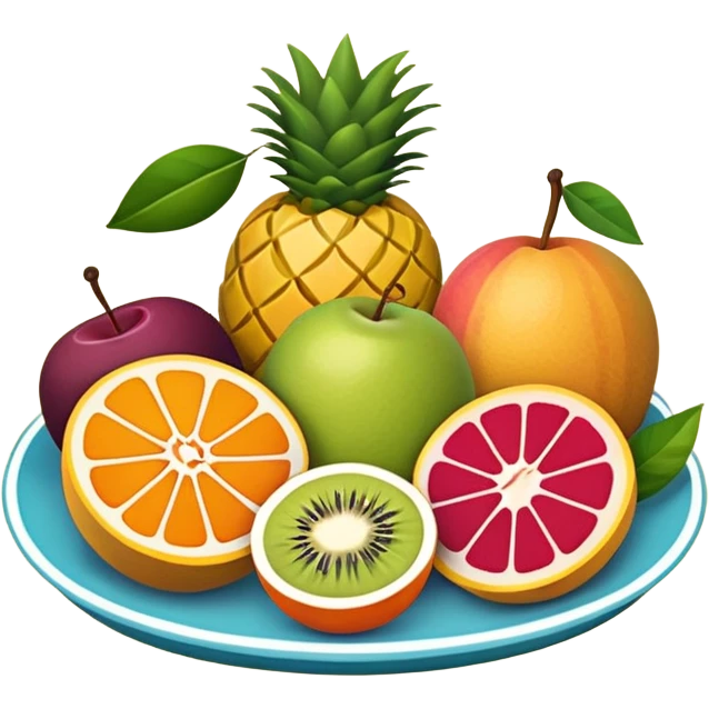 Fruit platter emoji