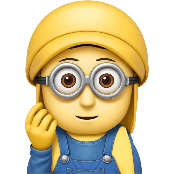 minion doing an eye roll￼ emoji