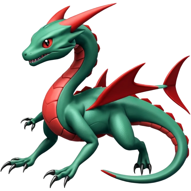Hydra-Scizor-Salamence-Rayquaza-Zygarde-Salandit-fusion (full body) emoji