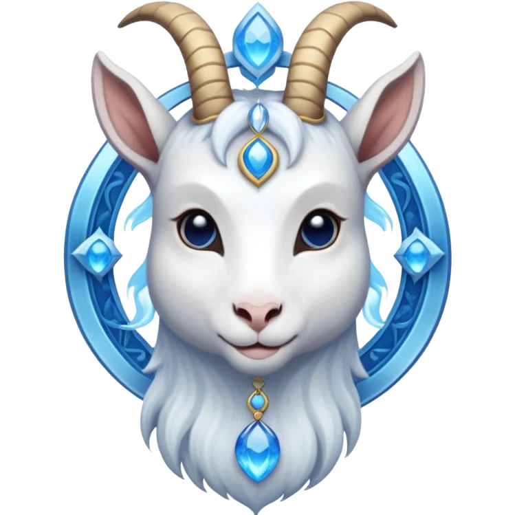 Goat and throat chakra emoji