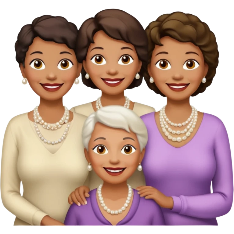4 older ladies emoji