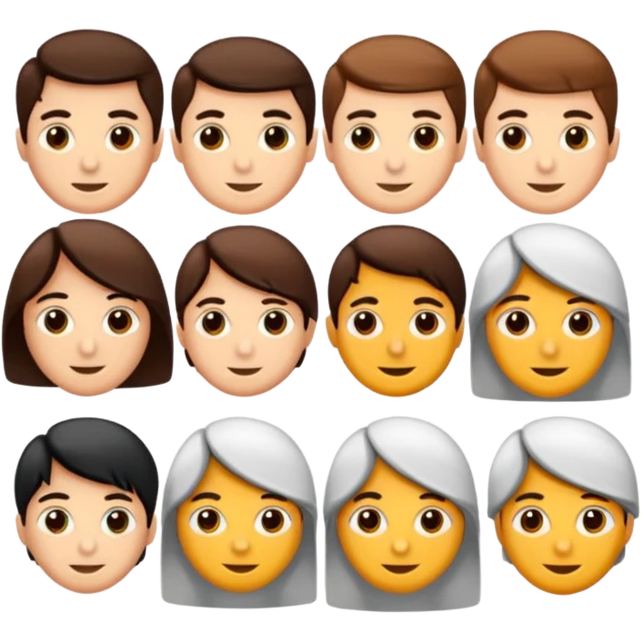  Güzel giyimli Gezen kız arkadaş grubu emoji